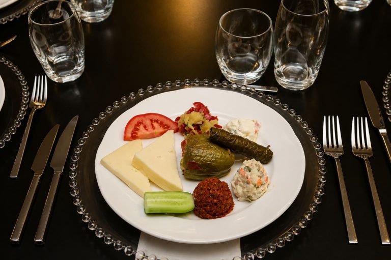 Marka Davet düğün menüsü başlangıç ve meze tabağı